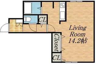 MODULOR南円山【00405号室】の間取り