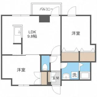 フェリーチェ1(プリモ)【305号室】の間取り