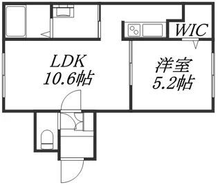 グランメール24ーC【4階】の間取り