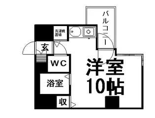 ライオンズシティ大通公園【305号室】の間取り