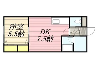 レジデンス高石【0102号室】の間取り