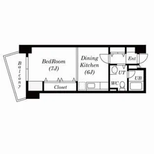 アピレ21【703号室号室】の間取り