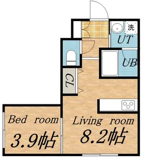 ブランノワール麻生エクサゴーヌ【306号室】の間取り