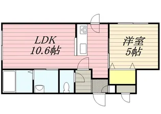 DAYS元町【405号室】の間取り
