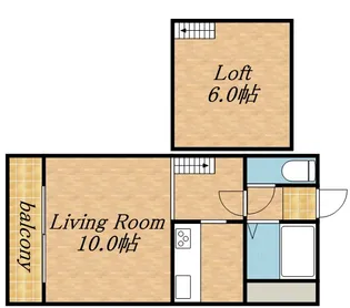 第7AMS円山【401号室】の間取り