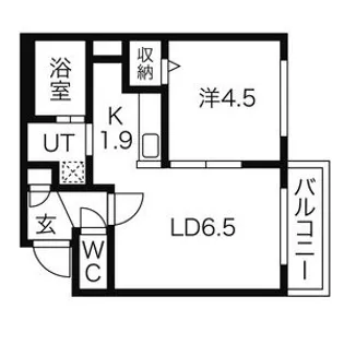SUPERIAGE N19 WEST【3階】の間取り