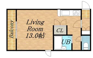 ルーベンクラッセ【1-C号室】の間取り