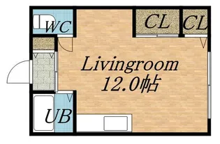 T’S COURT 北37条【308号室】の間取り