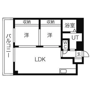 TEADA北4条(ティーダキタ4ジョウ)【12階】の間取り