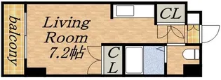 メープル北円山【5階】の間取り