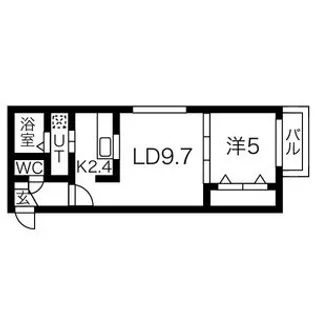 アベニール E.5【4階】の間取り