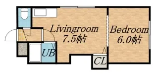 ハニサクル麻生【206号室号室】の間取り