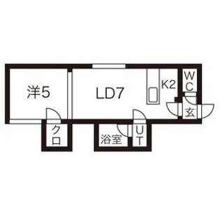 シャネル栄町弐番館【303号室】の間取り
