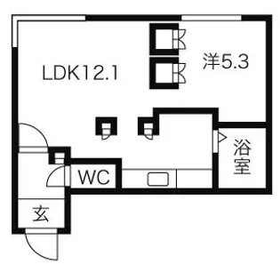 メゾンドール【3階】の間取り