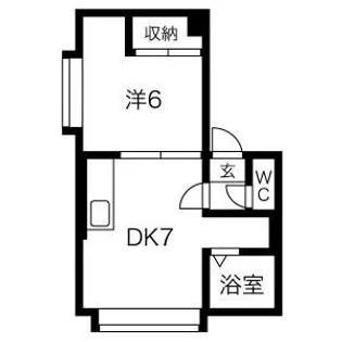 ステーション新道東I【103号室】の間取り