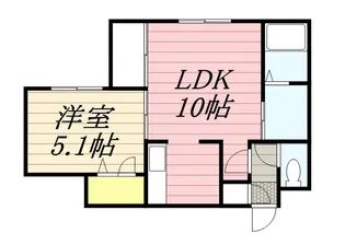 プレオン・ウエスト・ロカ【4階】の間取り