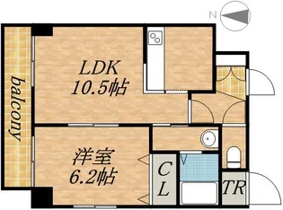 ヘルム21【9階】の間取り