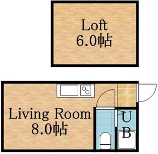 麻生第二ハイツ【00201号室】の間取り
