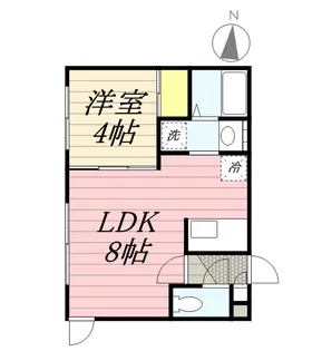 MSENA 北38条【4階】の間取り