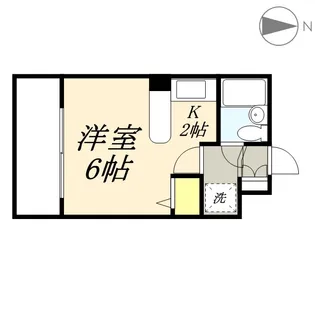 メゾン・ド・カナル【107号室】の間取り