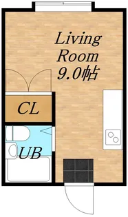 アークパレス桑園【402号室】の間取り