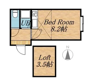ラガール元町【101号室】の間取り
