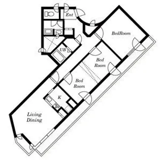 フォレストヒルズ宮の森【306号室号室】の間取り