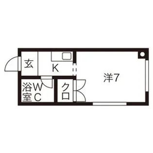 エルムマンション【311号室】の間取り
