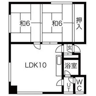ショート麻生【201号室】の間取り