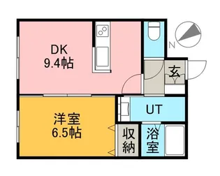 A BOND【403号室】の間取り