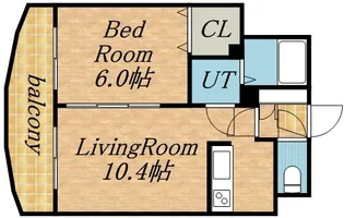 フォーシーズンズ植物園【503号室】の間取り