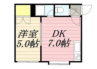 ルミエール21【105号室】の間取り