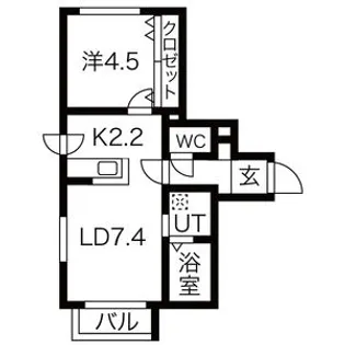 センテナリオL175【4階】の間取り