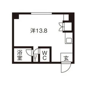 北ハウス【205号室】の間取り