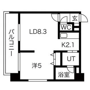 MYプラザ円山公園【3階】の間取り
