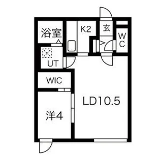 ラ・カーサフェリーチェ【2階】の間取り