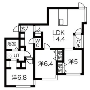 VICINATO(ビチナート)【2階】の間取り