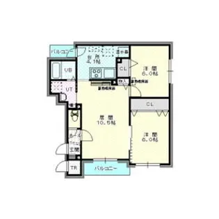 メゾン エスポワール【2階】の間取り