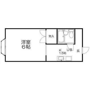 EXE北15条【206号室】の間取り