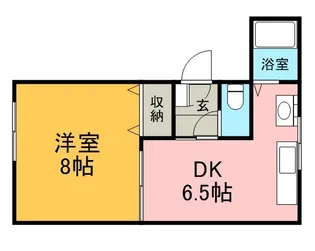 プロムナードN20【2階】の間取り