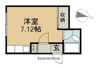 長内ハイツ【6号室】の間取り