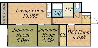 サンシティ新琴似【00403号室】の間取り