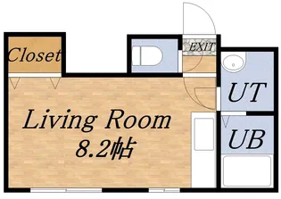 コーポラス19B棟【0005号室】の間取り