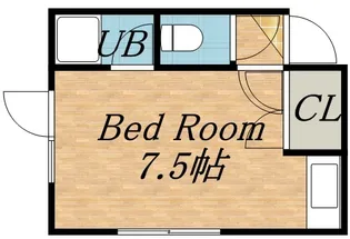 クルーズハウス元町【0103号室】の間取り