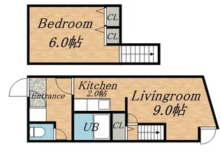 エスポワール204【2階】の間取り