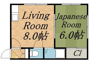 HARNESS麻生(ハーネスアサブ)【3階】の間取り