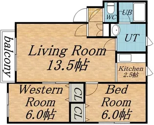 メゾンヴァイオレット【0302号室】の間取り