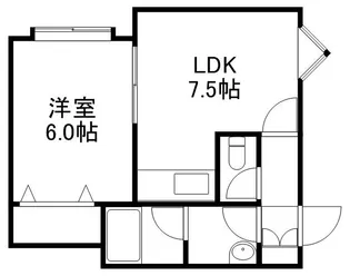 カーサ・シオン【103号室】の間取り