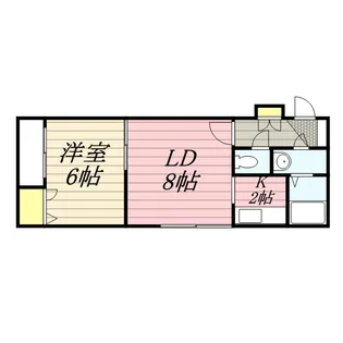 シャトーム壱番館【4階】の間取り