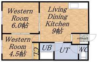 コーポファームサイド【0203号室】の間取り